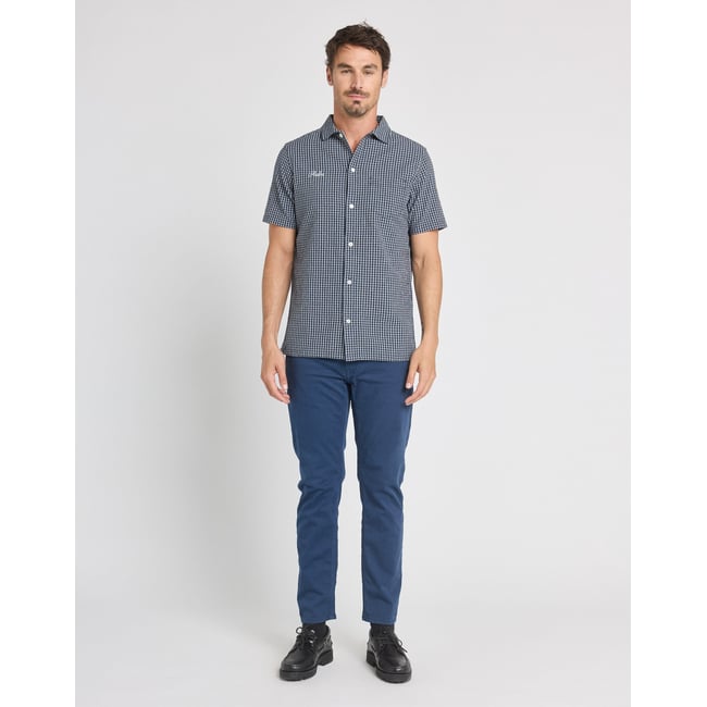 PANTALON CHINO LAGON marine <span itemprop=