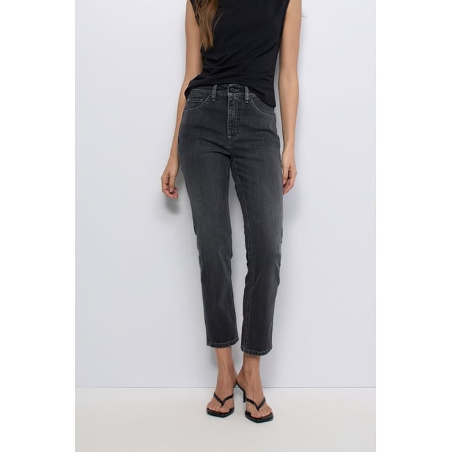 JEAN FAITH PUSH IN CROPPED SLIM noir <span itemprop=