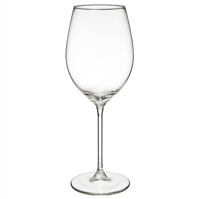 Lot de 6 verres à vin en verre 41 cl LINA Couleur transparent <span itemprop=