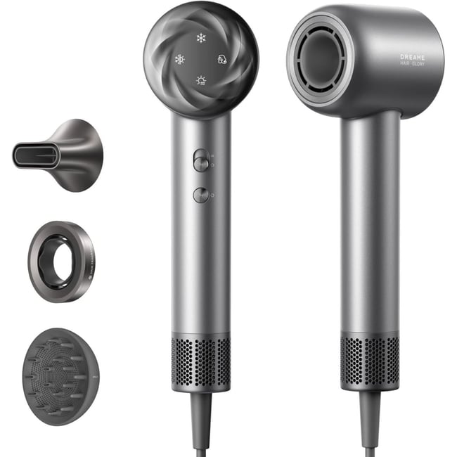Sèche cheveux GloryMix Black noir et gris <span itemprop=