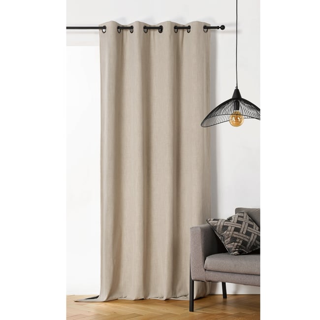 Rideau obscurcissant et isolant  -  - Effet tissé - LINDER
