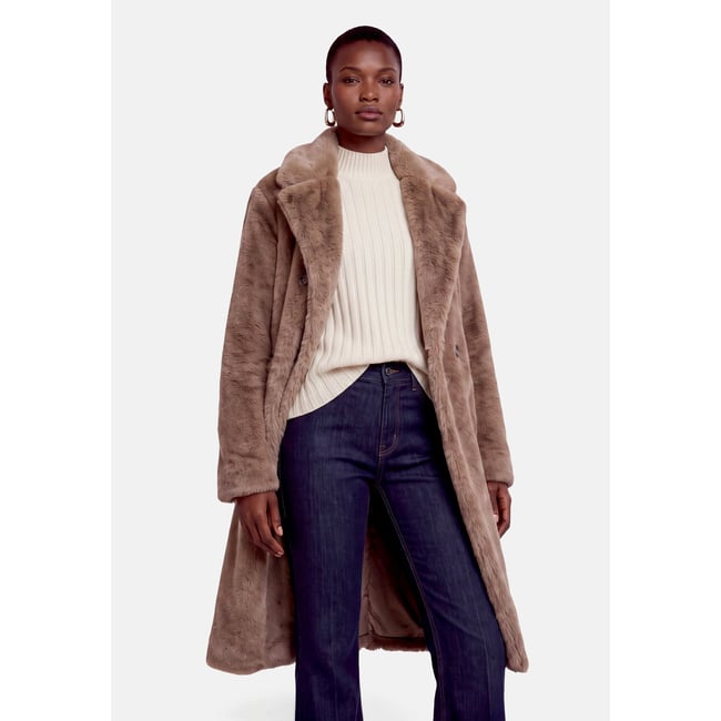 Manteau blazer à col à revers amphora <span itemprop=