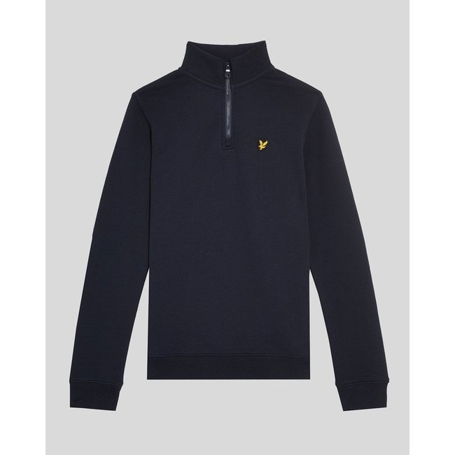 Pull col camionneur bleu foncé marine <span itemprop=