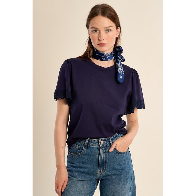 Foulard Bandana navy blue <span itemprop=