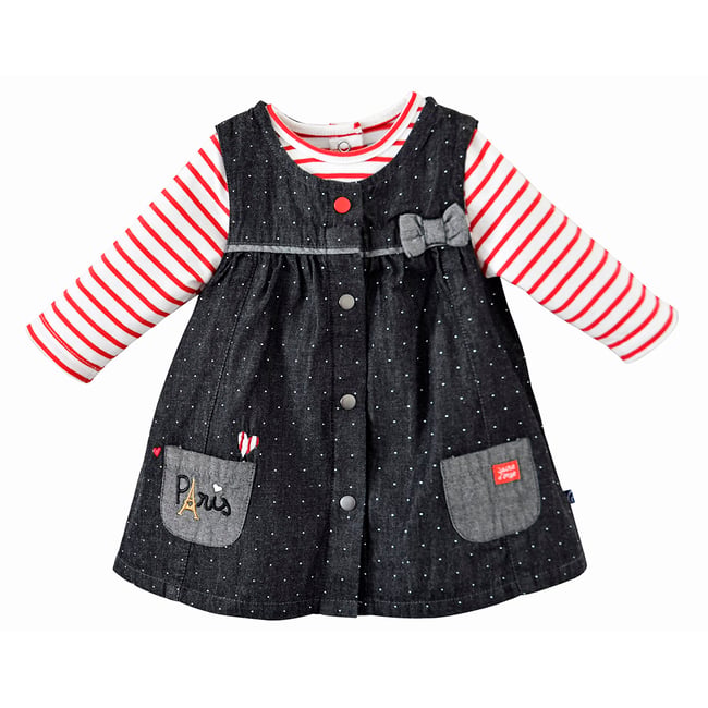 Ensemble robe t-shirt hibiscus gris <span itemprop=