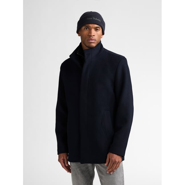 Veste en laine mélangée millheights bleu royal navy <span itemprop=