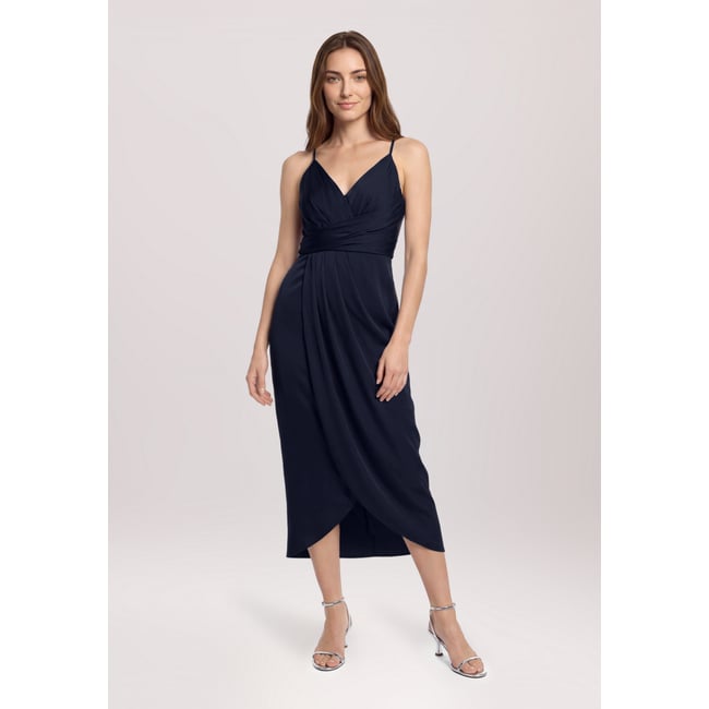 Robe de soirée à fronce - VERA MONT