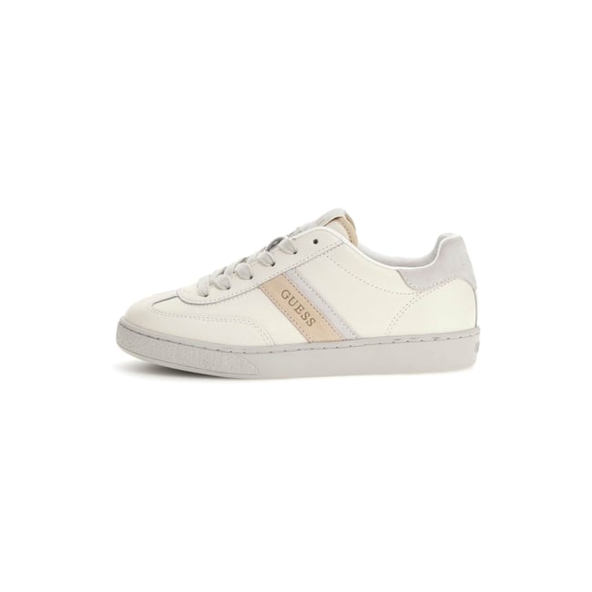 Sneakers Nolinas Daim blanc <span itemprop=