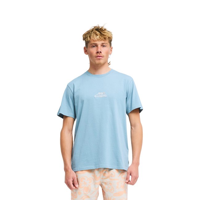 T shirt manches courtes TY WILLIAMS DROPPIN bleu blue fog <span itemprop=