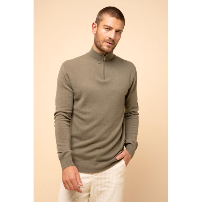 Pull Camionneur Army Bradley kaki <span itemprop=