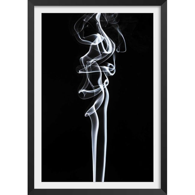 Poster white smoke sensual - HEXOA