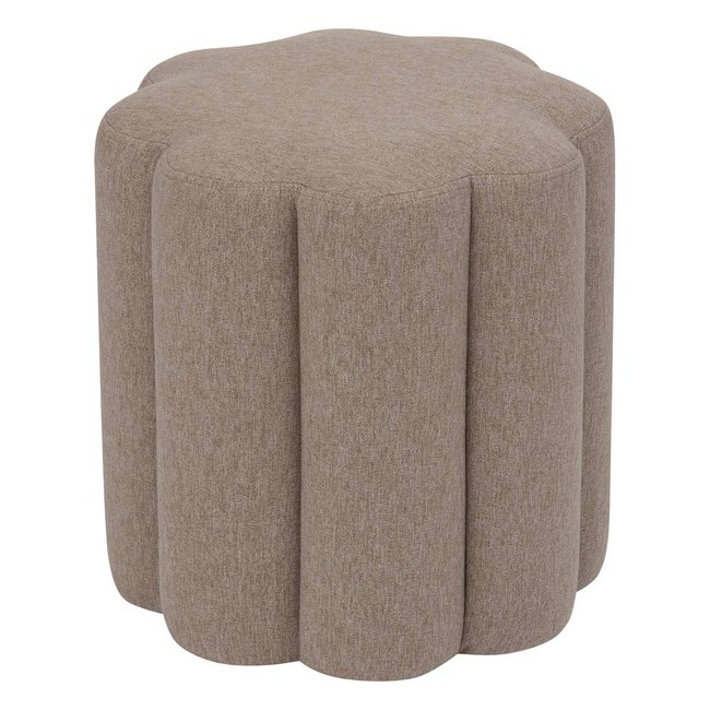 Pouf THE FLORAL Couleur beige <span itemprop=