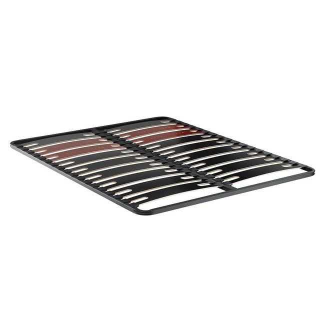 Cadre à lattes 3 zones Bi-lattes, Bultex Couleur gris <span itemprop=