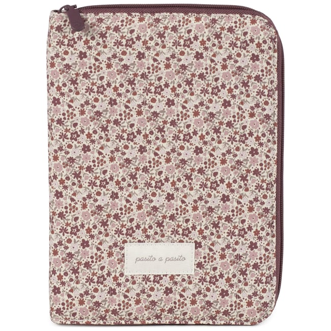 Protège carnet de santé mauve <span itemprop=