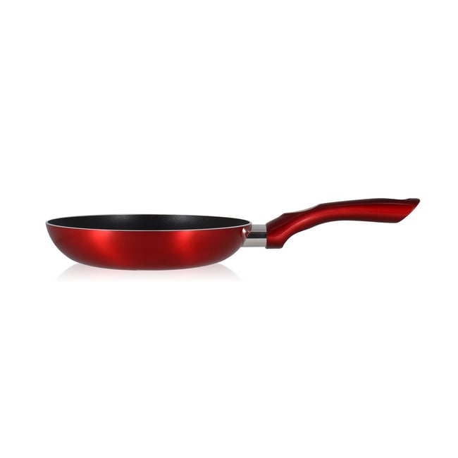Poêle 20cm en aluminium, CERISE rouge <span itemprop=