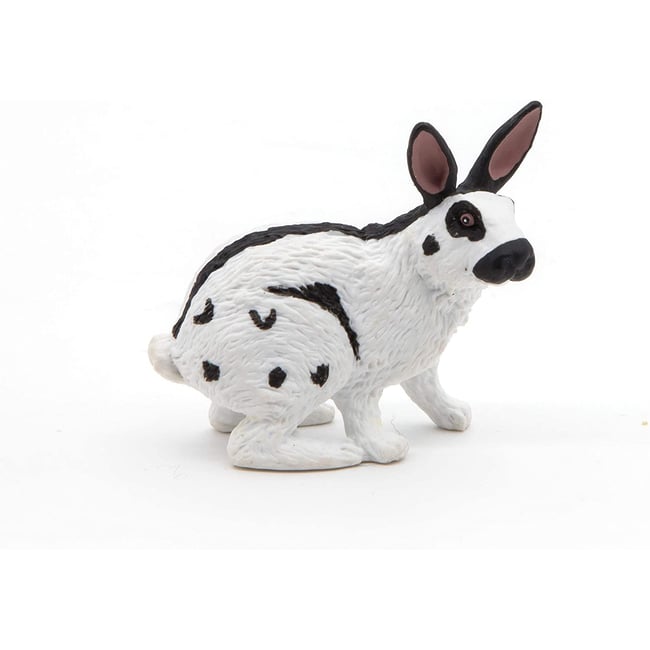 Figurine Lapin papillon blanc <span itemprop=