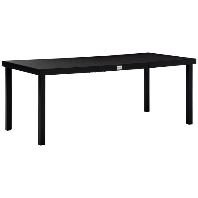 Table de jardin Aluminium Noir - OUTSUNNY