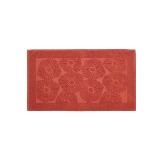 Tapis de bain coton CALANCA terracotta <span itemprop=