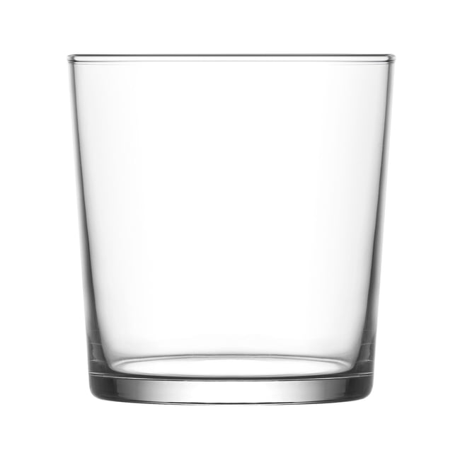 Lot de 4 gobelets 34cl en verre, BONITA Couleur transparent <span itemprop=