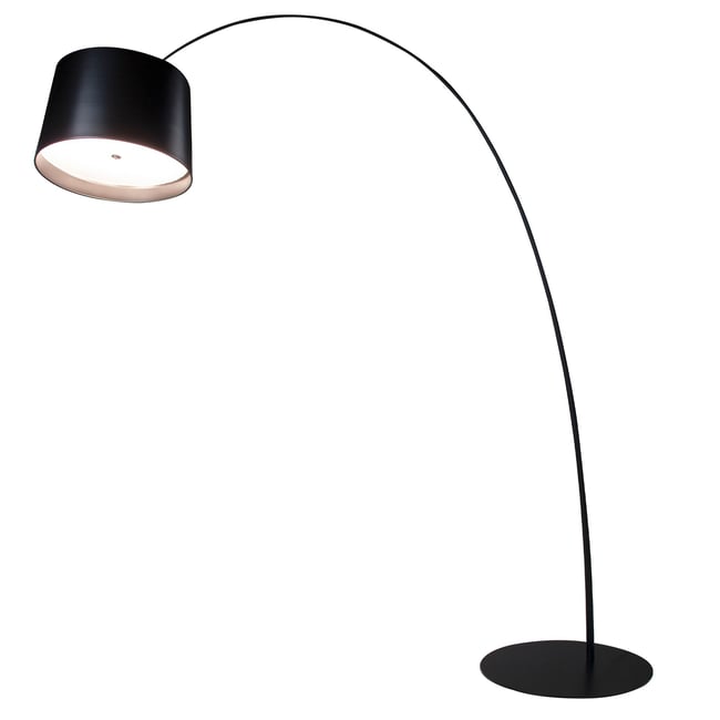 Lampadaire réglable en acier Couleur noir <span itemprop=