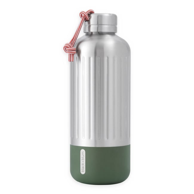 Gourde isotherme explorer en acier inoxydable olive 850 ml Couleur gris <span itemprop=