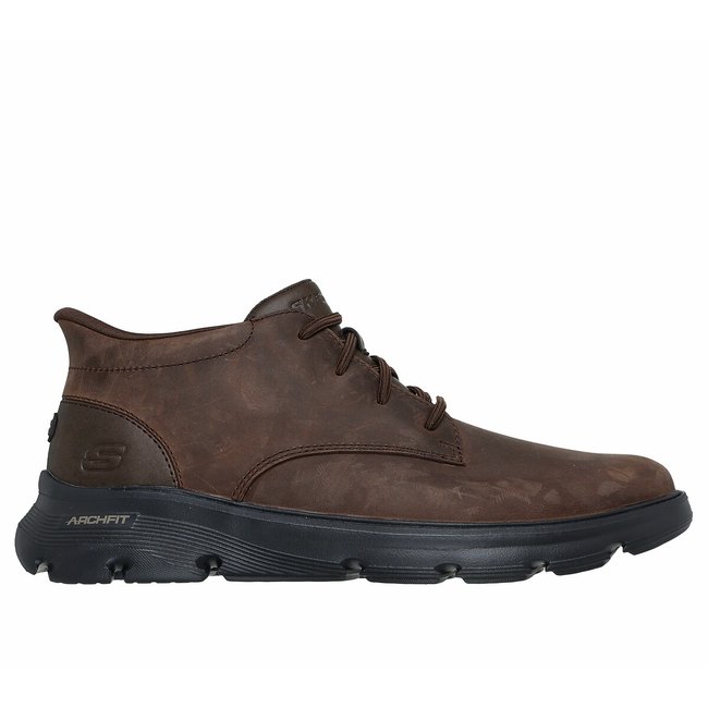 Stivaletti Arch Fit Garza cioccolato SKECHERS