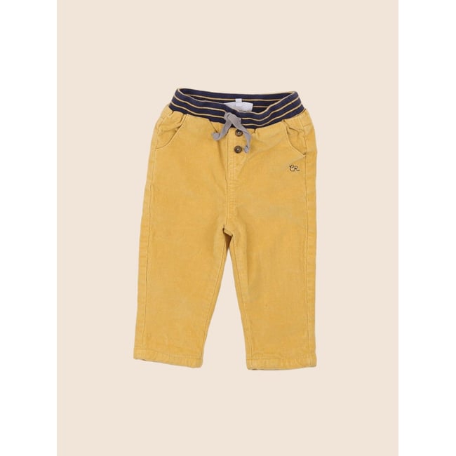 Pantalon - Etat satisfaisant jaune <span itemprop=