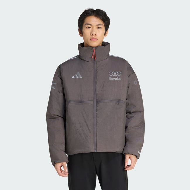 Veste Matelassée Audi Revolut F1 Team Engineers & Marketing grey strata <span itemprop=