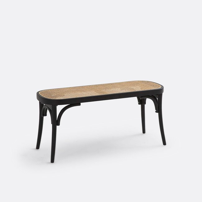 Banc/bout de lit, Cedak Couleur noir <span itemprop=