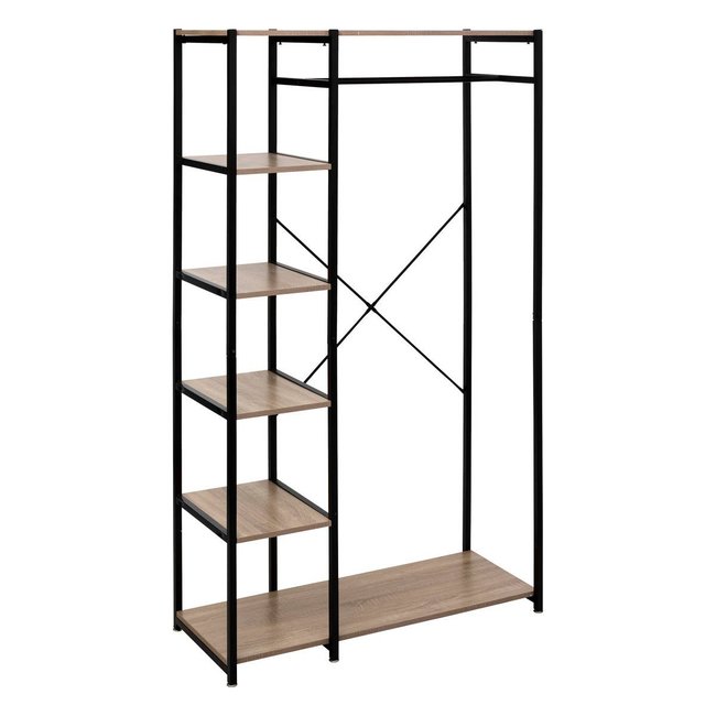 Penderie industrielle 5 étagères Couleur noir <span itemprop=