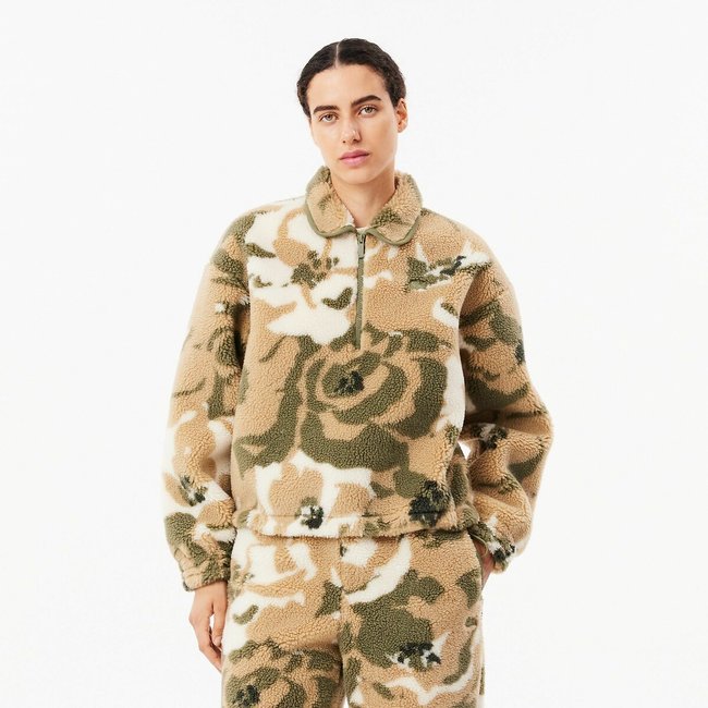 Sweater met motieven en hemdskraag <span itemprop=