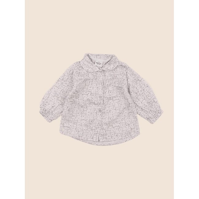 Blouse - Très bon état beige <span itemprop=