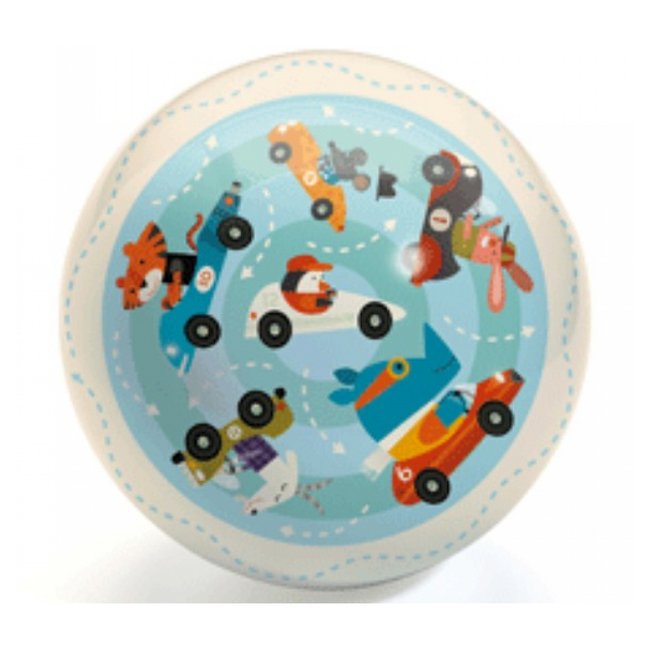 Traffic ballon de plage 22 cm Bleu, Multicolore - DJECO