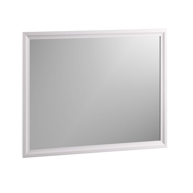 Miroir de salle de bain rectangulaire en MDF blanc, CHARM Couleur blanc <span itemprop=
