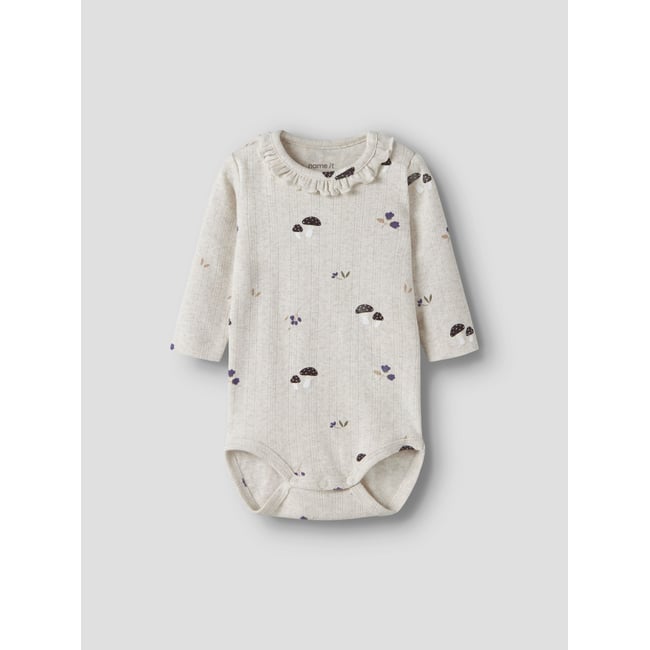 Barboteuse blanc - peyote melange1 <span itemprop=