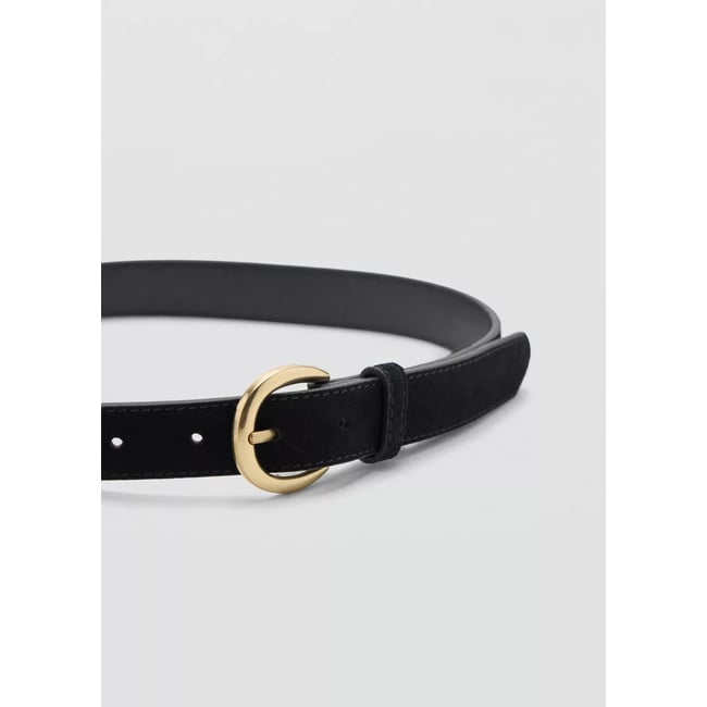 Ceinture cuir suède - MANGO