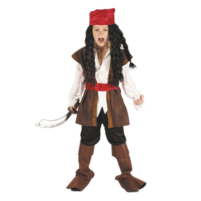 Costume pirate Jack 7-9 ans - PARTY PRO