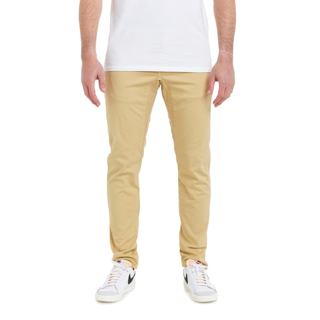 PANTALON CHINO PAN jaune <span itemprop=
