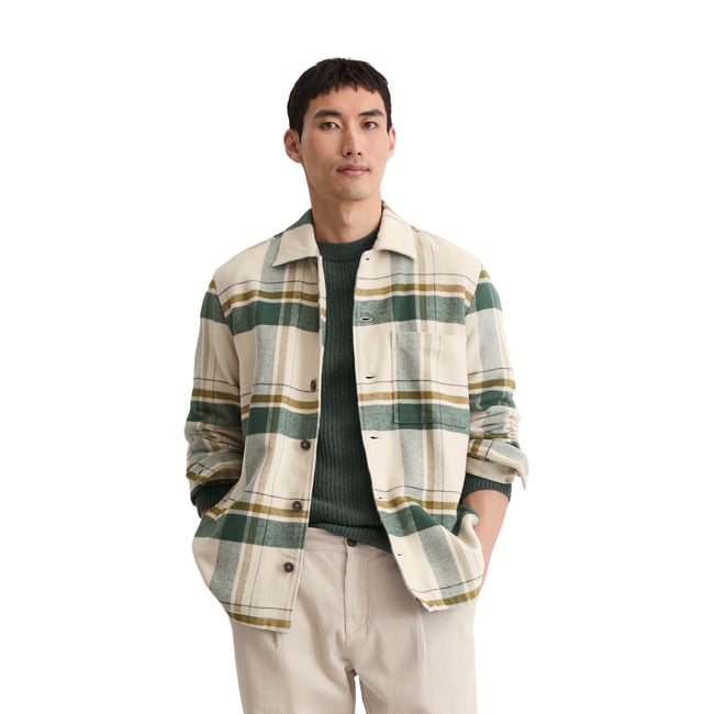 Survêtement en flanelle de coton bio très douce marron clair <span itemprop=