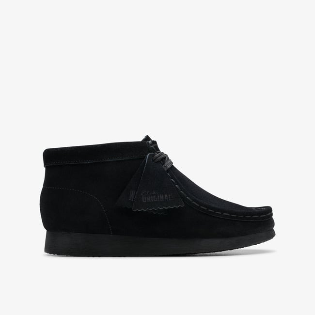 Boots Suède Coupe Large WALLABEE BOOT O noir <span itemprop=