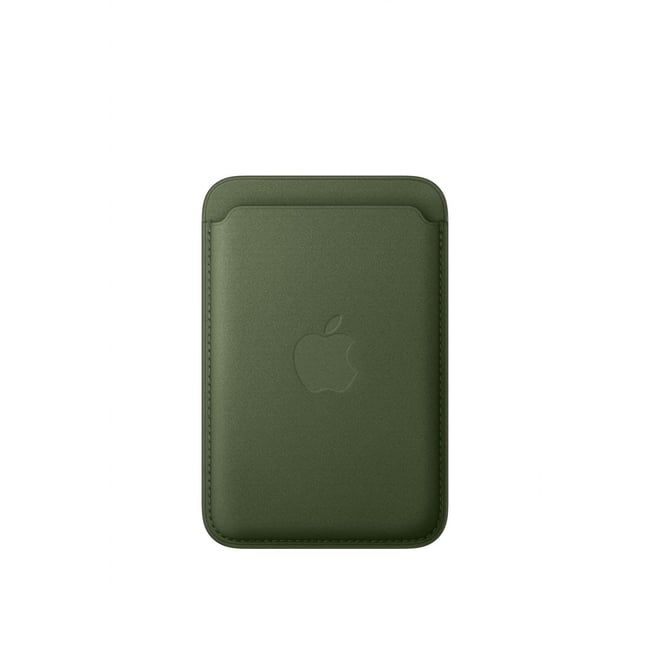 Porte-cartes MagSafe tissage fin Vert Mousse - APPLE