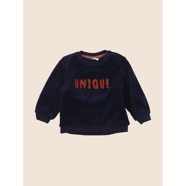 Sweat - Très bon état bleu <span itemprop=