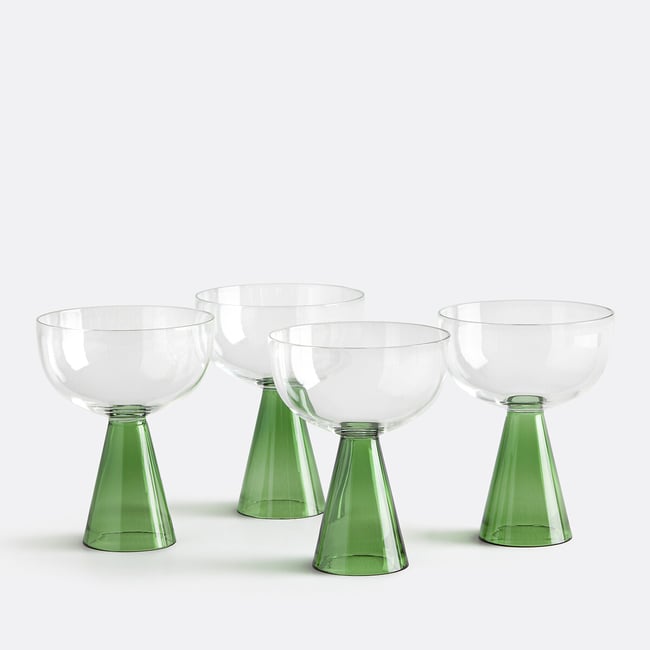 Lot 4 coupes en verre borosilicate, Tolla - LA REDOUTE INTERIEURS