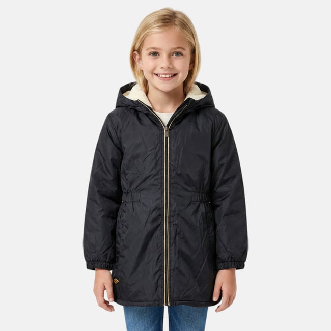 Parka zippée à capuche, coupe mi-longue et poches latérales BLIZZARD - LEE COOPER