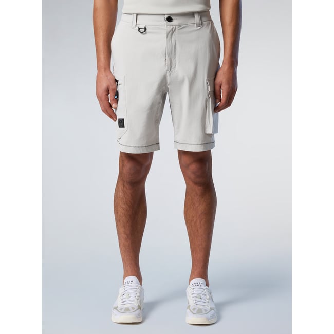 Short de pont hybride gris vapeur <span itemprop=