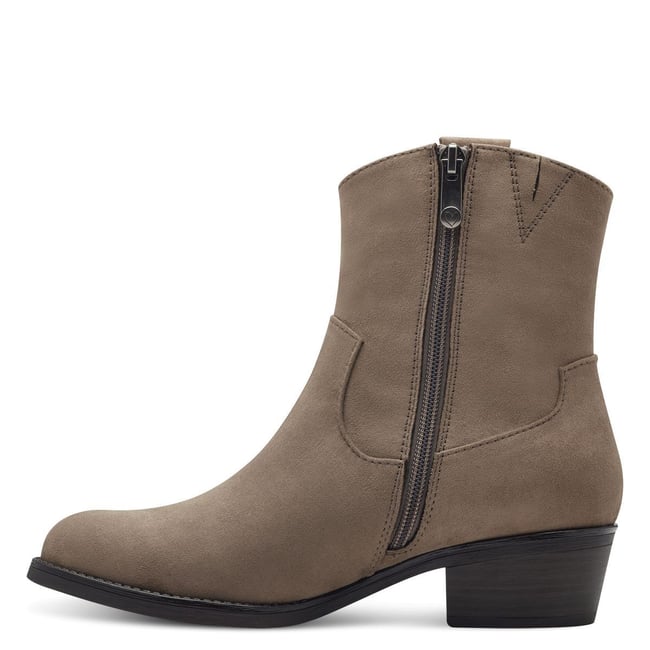 Bottines Femme Kookai En Cuir Gris - Taille 40 - Occasion état Correct