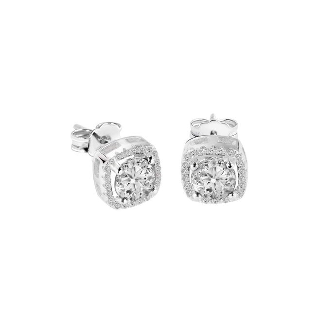 Boucles d'oreilles en argent 925 argent <span itemprop=