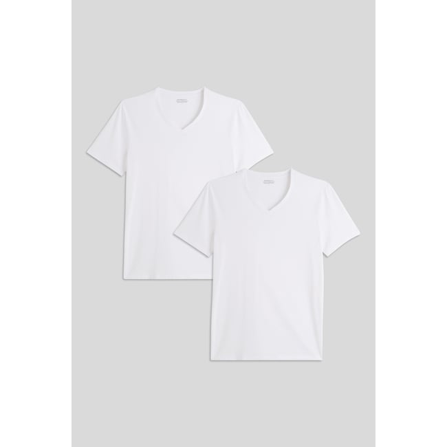 T-shirt Femme 100% Lin Monoprix - Taille 2/38, Bleu, Neuf Sans étiquette