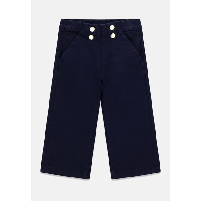 Jeans Wide-Leg bleu foncé <span itemprop=