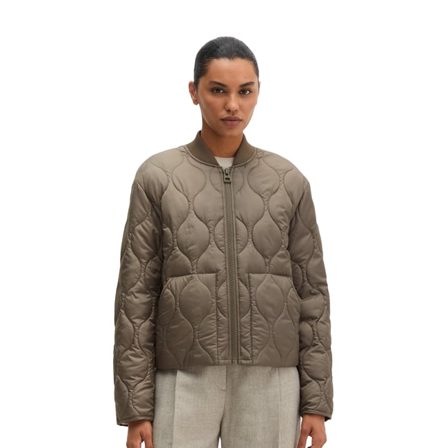 Veste matelassée MOP x Function en polyester recyclé marron <span itemprop=
